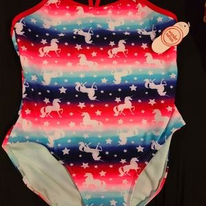 Girls one piece swimsuit